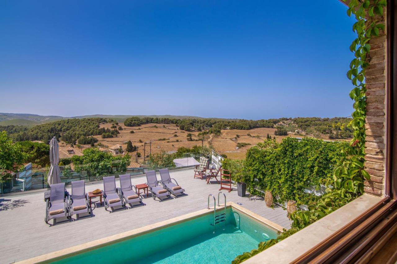 Villa Tramonto With Private Heated Pool, By Zantewize Volímai 외부 사진