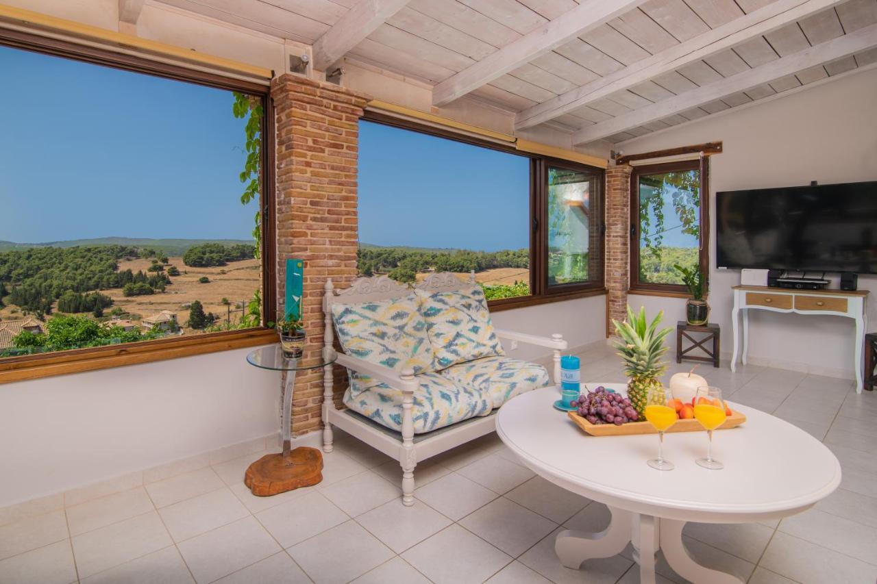 Villa Tramonto With Private Heated Pool, By Zantewize Volímai 외부 사진