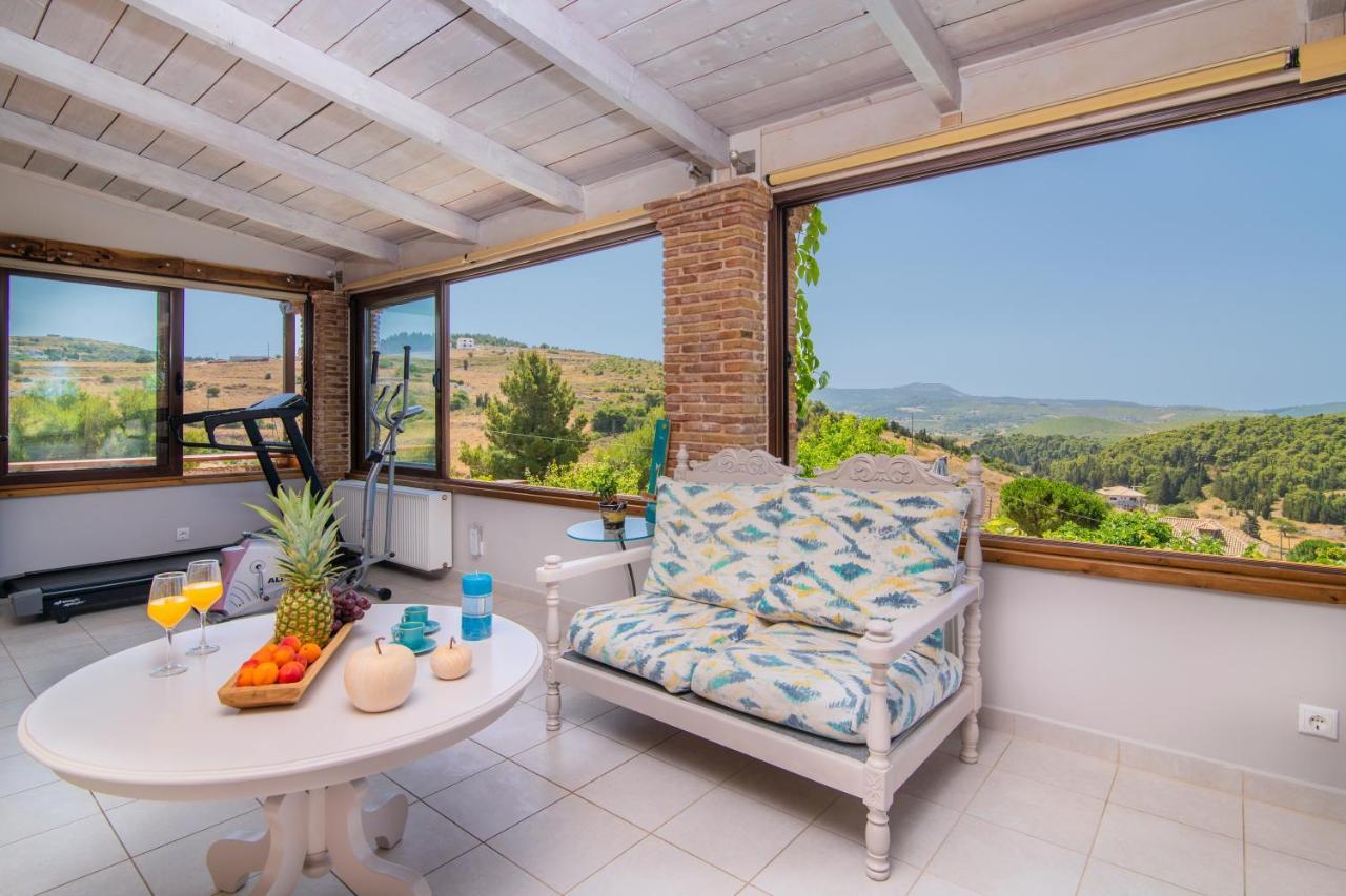 Villa Tramonto With Private Heated Pool, By Zantewize Volímai 외부 사진