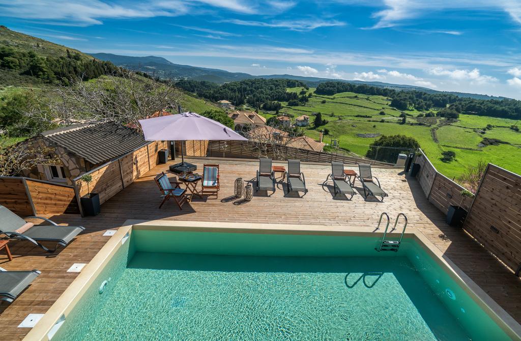 Villa Tramonto With Private Heated Pool, By Zantewize Volímai 외부 사진